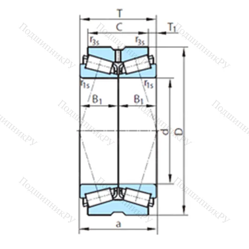 Подшипник роликовый радиально-упорный PSL 612-316