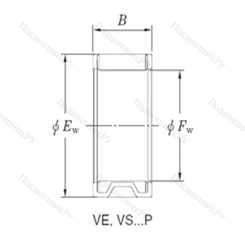 Подшипник игольчатый радиальный 30VS 3716AP-1 от производителя  KOYO