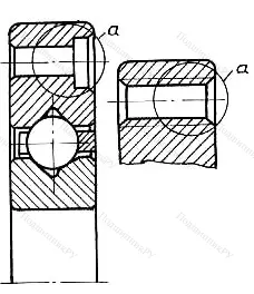 Модификация подшипника 6-186822 размер 110x170x9 от производителя  ГПЗ-4 Модификация подшипника 6-186822 размер 110x170x9 от производителя  ГПЗ-4