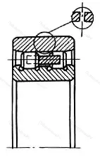 Модификация подшипника 3282111 размер 55x90x26 от производителя  CRAFT