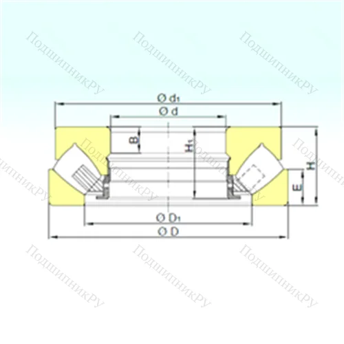 Подшипник роликовый упорно-радиальный 294/950 M от производителя  ISB