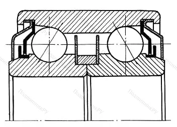 Подшипник  886901 размер 13x70x70 от производителя  ГПЗ-8