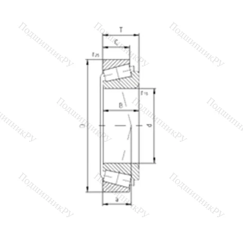 Подшипник роликовый радиально-упорный PLC 66-10-2