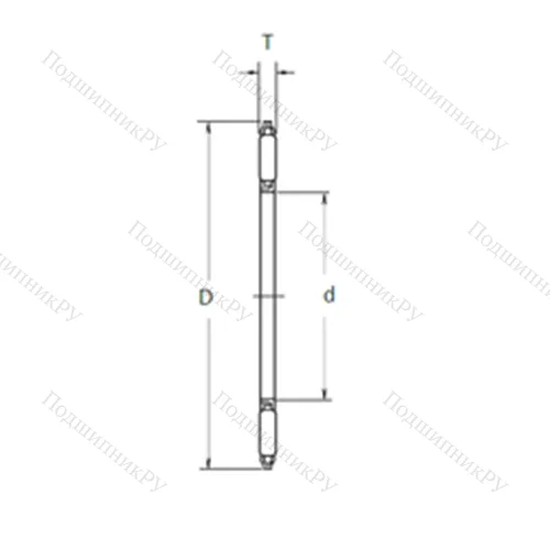 Подшипник игольчатый упорный FNTA-5070 от производителя  NSK Подшипник игольчатый упорный FNTA-5070 от производителя  NSK