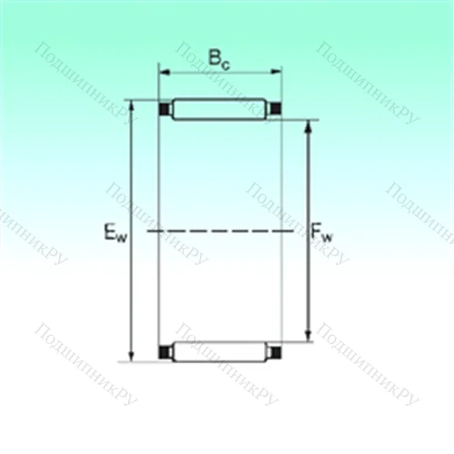Подшипник игольчатый радиальный K 25x29x17 от производителя  NBS
