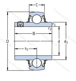 Корпусный подшипник YAR 205-2RF в Курске