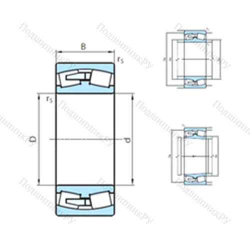 Подшипник роликовый радиальный самоцентрирующийся 23240MB