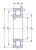 Однорядный шариковый подшипник 6405 C 3 от производителя  SKF