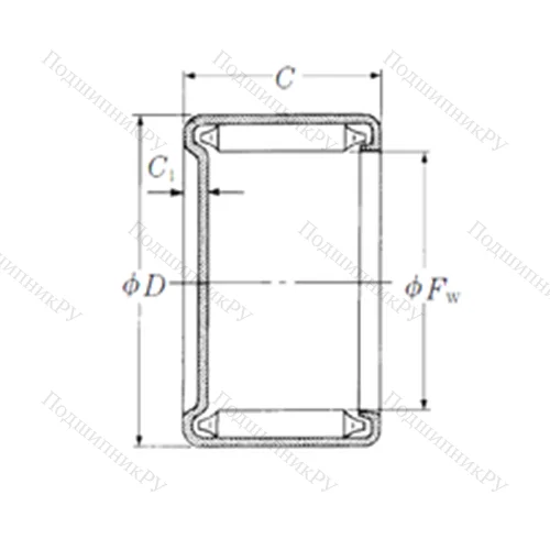 Подшипник игольчатый радиальный M-561