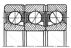 Подшипник  1246922 размер 110x150x60 от производителя  ГПЗ-23