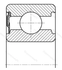 Модификация подшипника 20703 размер 17x40x14 ГПЗ-33