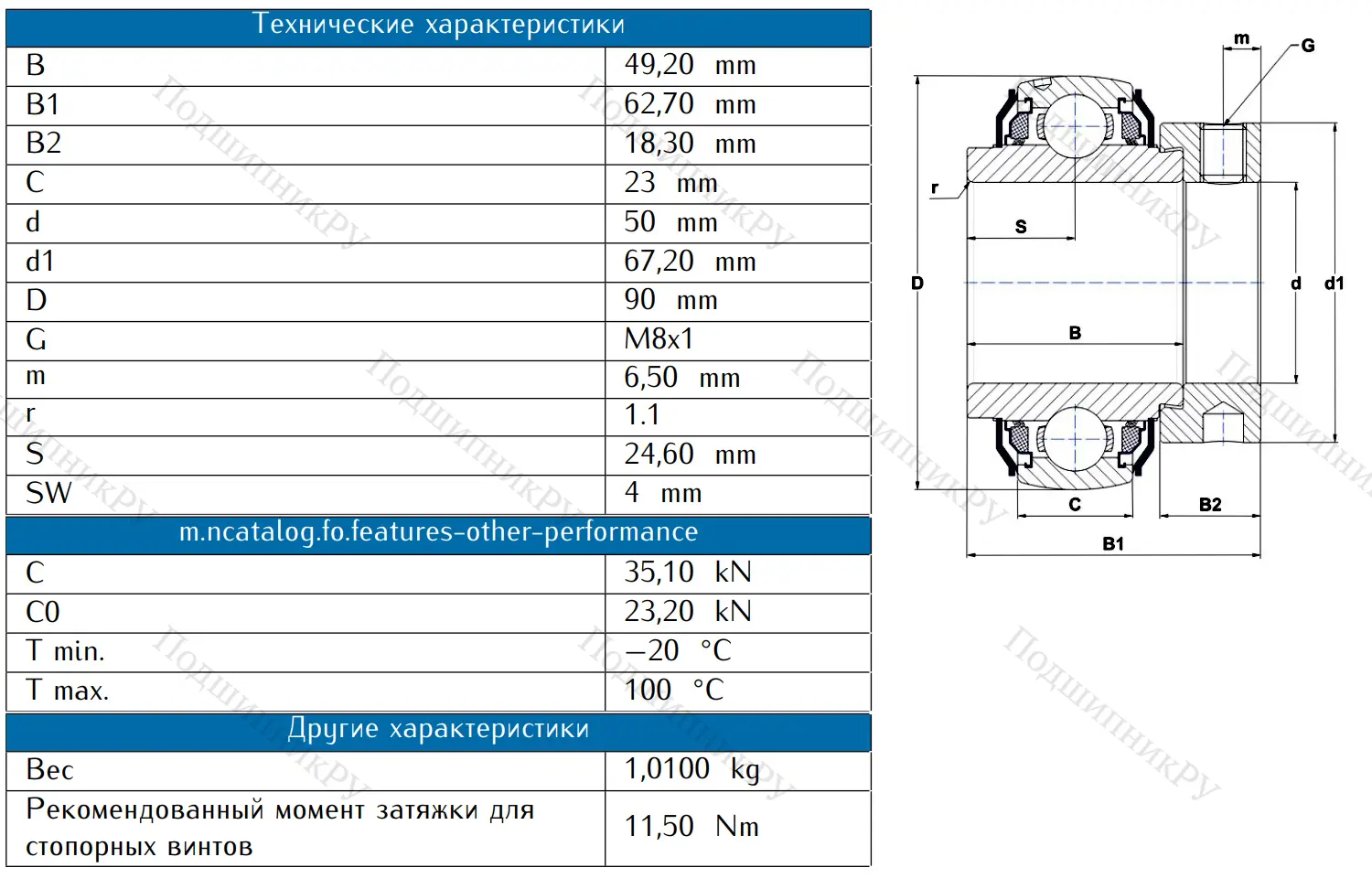 Корпусный подшипник EX 210 AGR в Курске