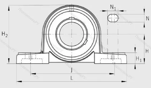 Подшипниковый узел UCP 210 J 7 в Курске