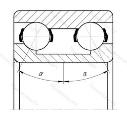 Модификация подшипника 8-3056209Л размер 45x85x30,2 от производителя  ГПЗ-1