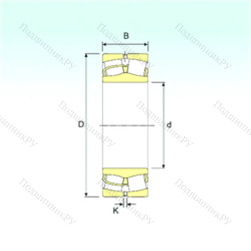 Подшипник роликовый радиальный самоцентрирующийся 23060 от производителя  ISB
