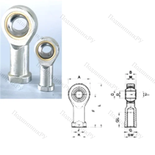 Подшипник скольжения сферический SIL 35T/K от производителя  CRAFT