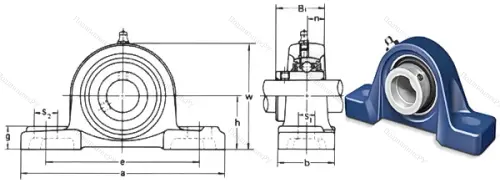 Подшипниковый узел UCP 310 в Курске