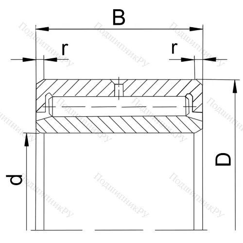 Подшипник NAV 4912 (4074912 ГОСТ) в Курске