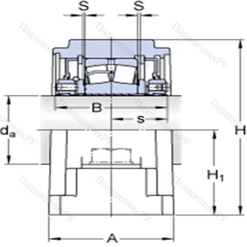 Стационарные роликоподшипниковые узлы (SKF ConCentra, для дюймовых валов) SYE 3 N от производителя  SKF