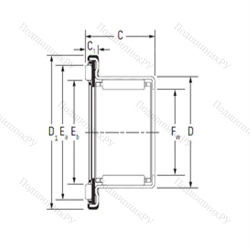 Подшипник комбинированный RAX 740