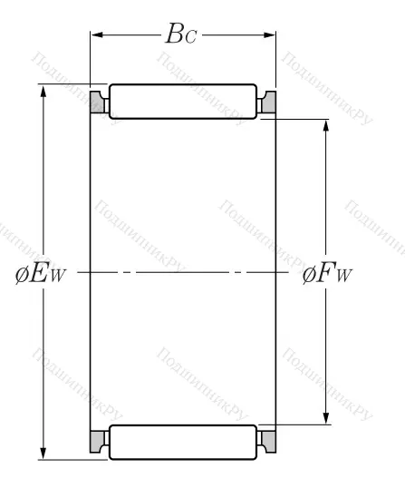 Подшипник K 12x15x13 V 1 JP (NTN) в Курске