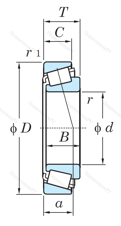 Конический роликовый подшипник 32220 JR LN6MGVD6KU от производителя  KOYO