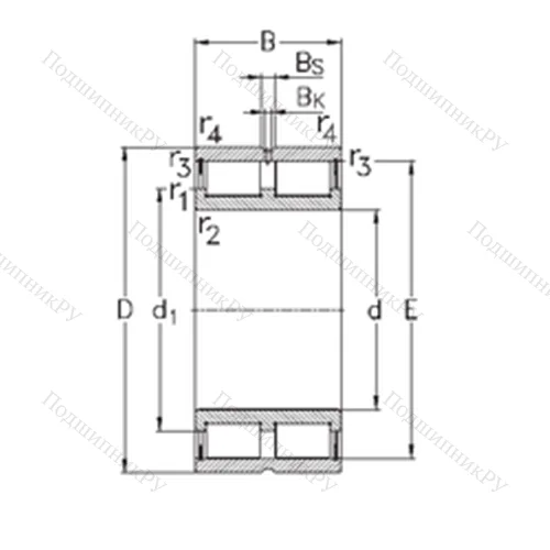Подшипник роликовый радиальный NNCL 4840-V