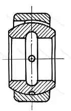 Подшипник GEH 25 EC размер 25x52x28/15 от производителя  SKF