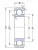 Однорядный шариковый подшипник 6204 TN 9/C 4 от производителя  SKF