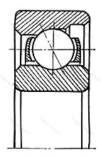 Подшипник  6004 (E 4) размер 4x16x5 от производителя  SKF