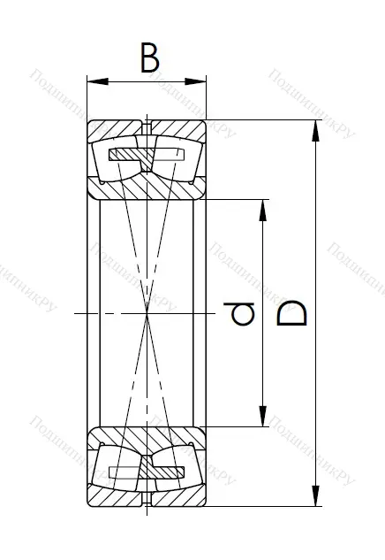 Сферический роликовый подшипник 3003132 H (23032 MW 33) в Курске
