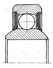 Модификация подшипника 881067ЮУС21 размер 7x24x12