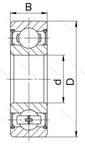 Миниатюрный шариковый подшипник 80023 T (623 ZZT) I0XJO8UCWV в Курске