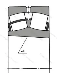 Подшипник  24132K (4153732) размер 160x270x109 от производителя  SKF