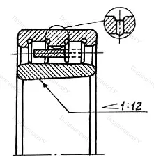 Подшипник NNU 4928BK/TP размер 140x190x50