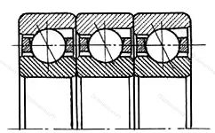 Модификация подшипника 6-666322Е1 размер 110x240x150 от производителя  ГПЗ-1 Модификация подшипника 6-666322Е1 размер 110x240x150 от производителя  ГПЗ-1
