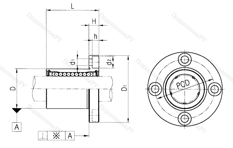 Подшипник LMEF 30 UU в Курске