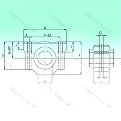 Подшипник шариковый линейный SCV 35-UU AS от производителя  NBS