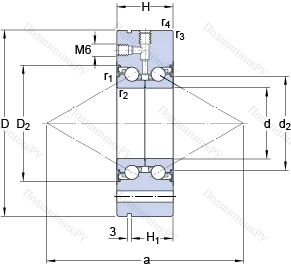 Подшипник BEAM 012055 C-2RSH