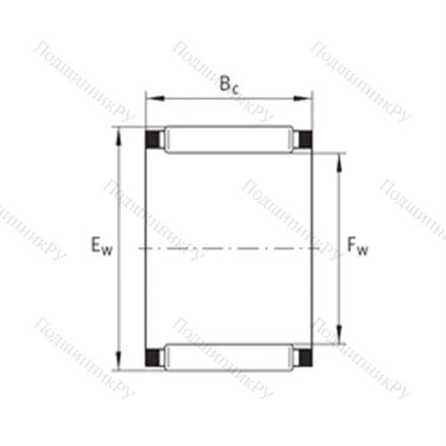 Подшипник игольчатый радиальный K 35X 40X 27-TV