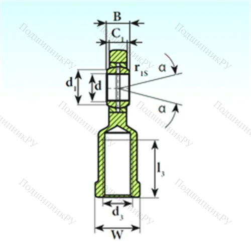 Подшипник скольжения сферический SI 80 ES