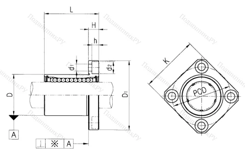Подшипник LMK 12 UU в Курске