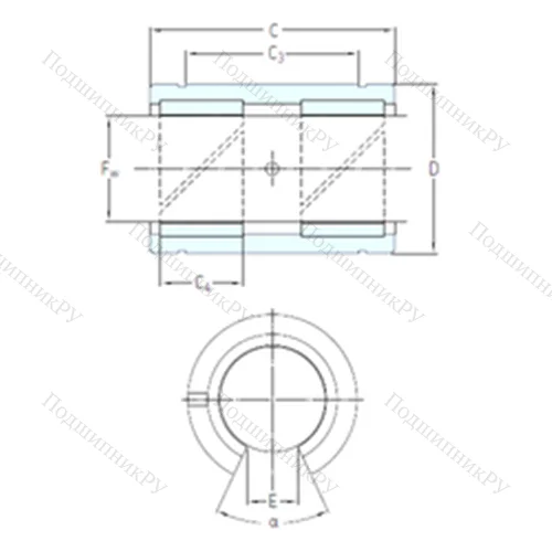Подшипник скольжения линейный LPAT 30