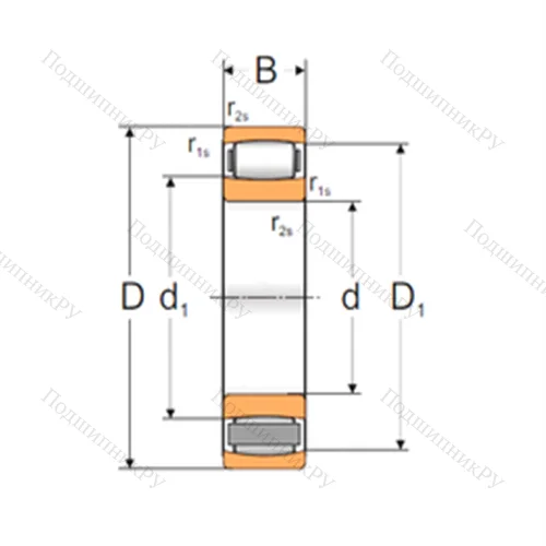 Подшипник роликовый радиальный самоцентрирующийся C 2220M