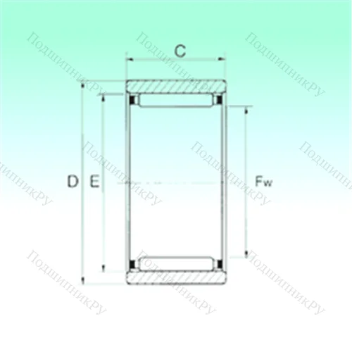 Подшипник игольчатый радиальный RNAO 80x100x30