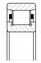 Подшипник N 416 размер 80x200x48 от производителя  SKF Подшипник N 416 размер 80x200x48 от производителя  SKF
