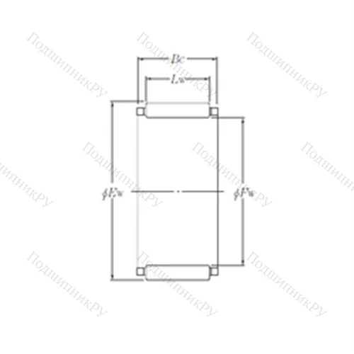 Подшипник игольчатый радиальный KBK 8?11?11.8X 1