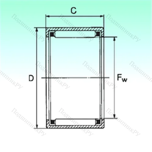 Подшипник игольчатый радиальный HK 1616