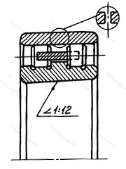 Модификация подшипника 3182112КЕ размер 60x95x26 от производителя  ЕПК Модификация подшипника 3182112КЕ размер 60x95x26 от производителя  ЕПК