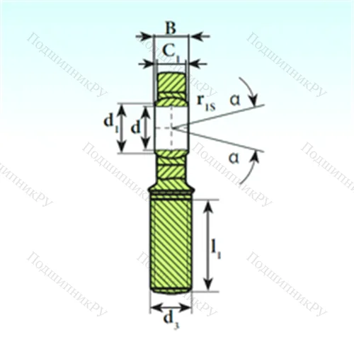Подшипник скольжения сферический SA 60 C 2RS